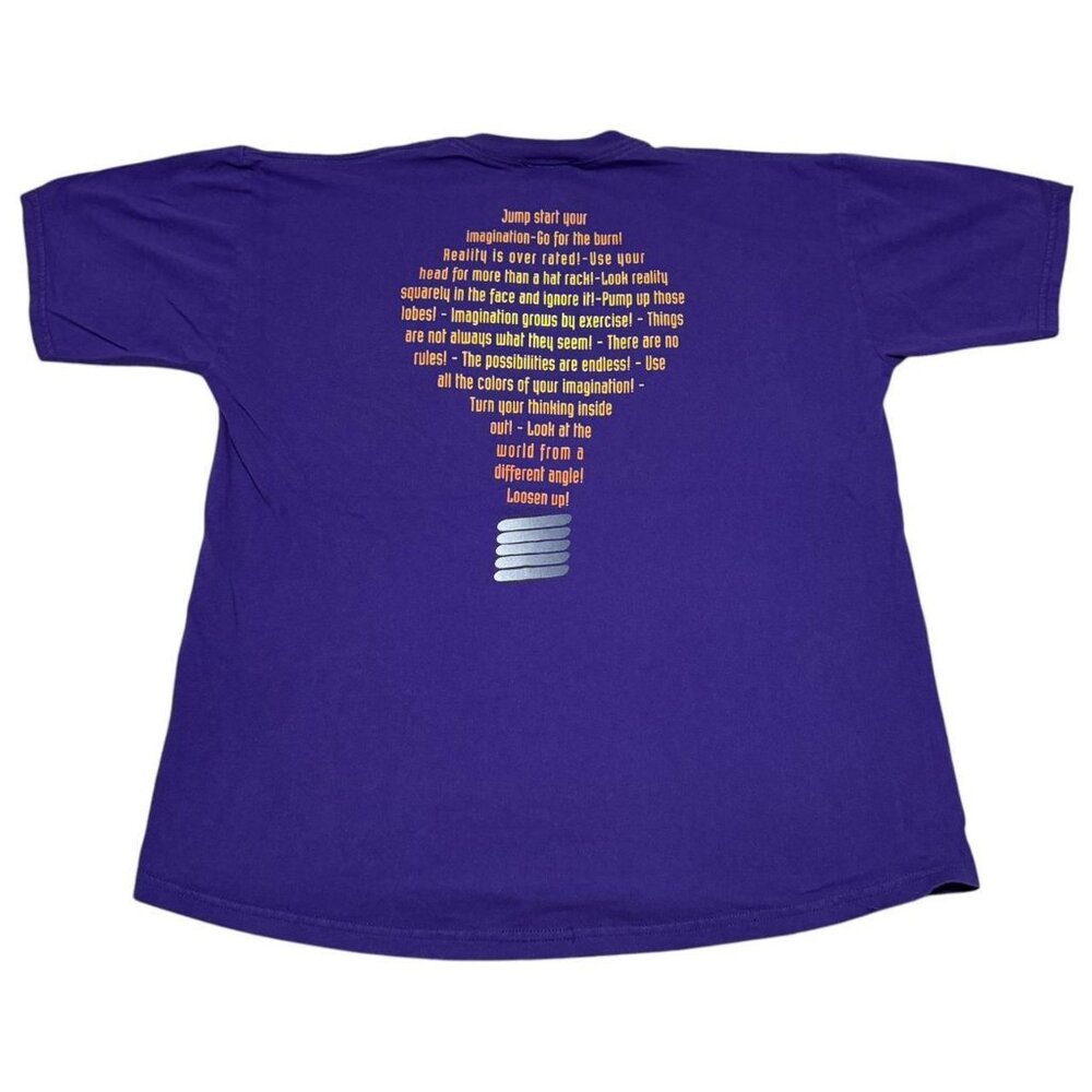Walt Disney World Vintage 2000s Figment Imagination Institute Shirt Adult Large‎
